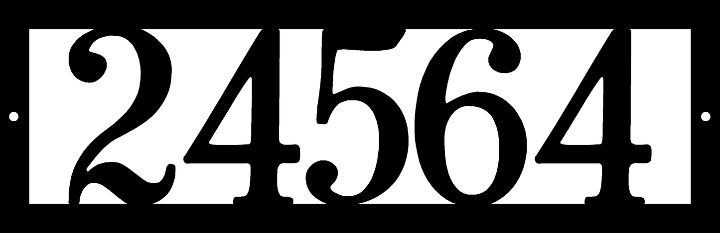 Personalized Address Sign