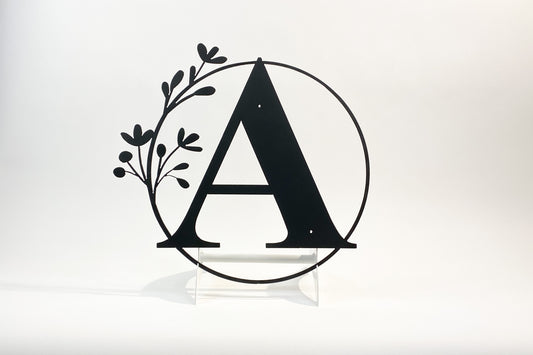 Circle Wreath Monogram