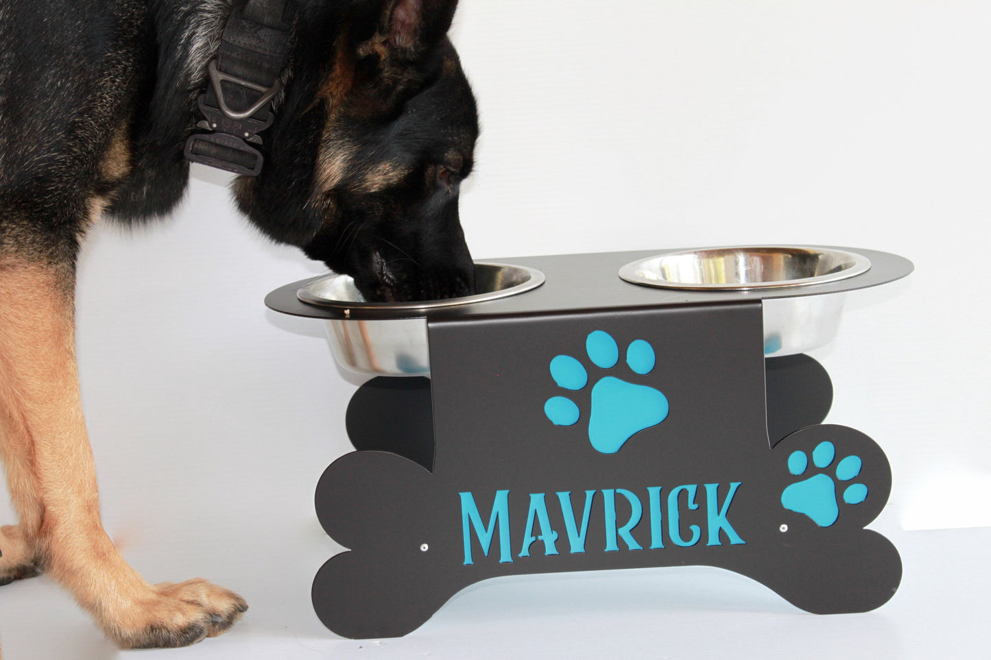 Custom Metal Dog Bowl