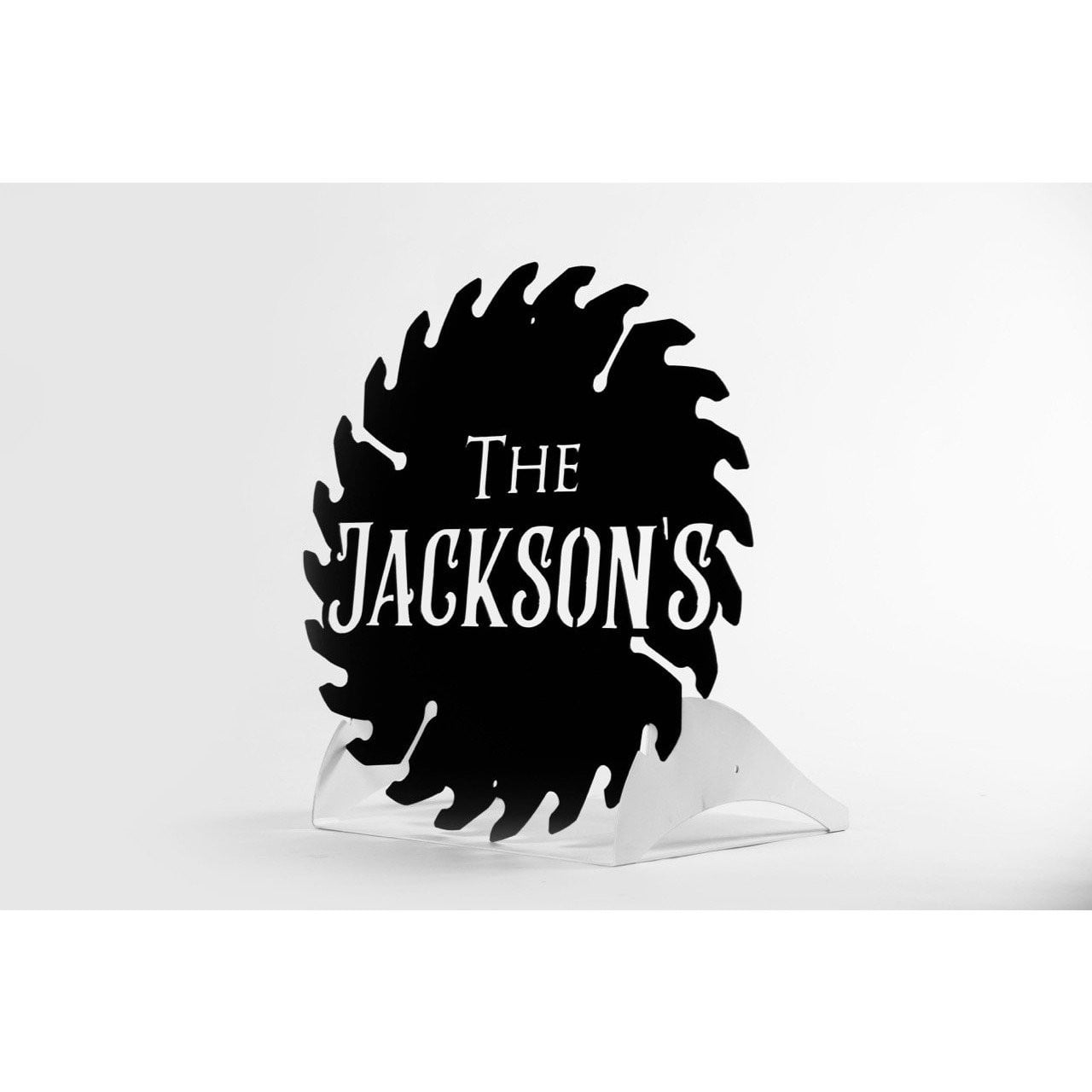 Personalized Steel Sawblade Sign