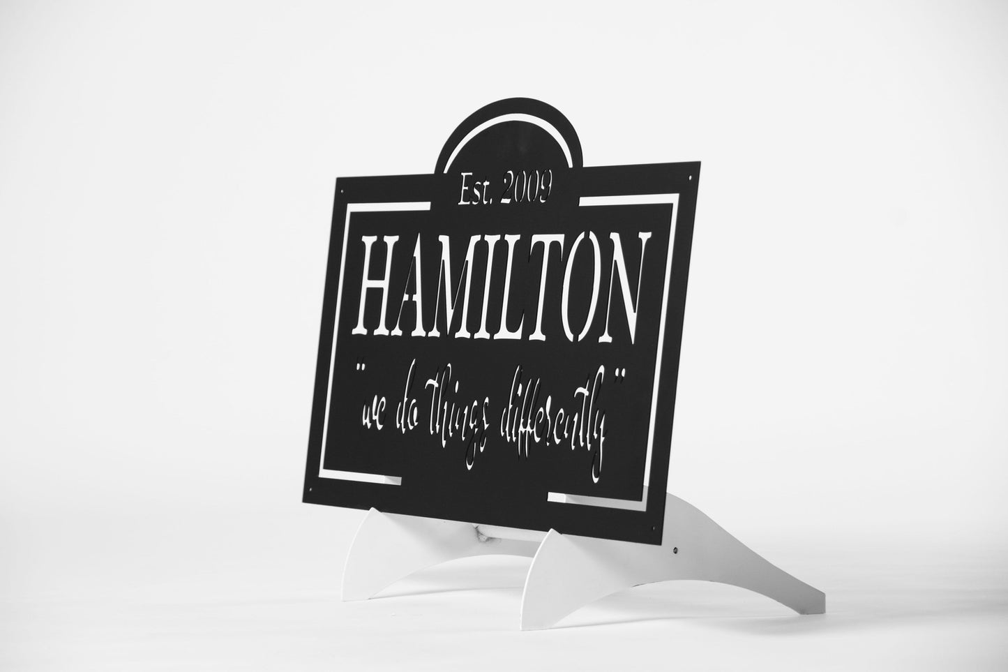 Custom Steel Country Sign