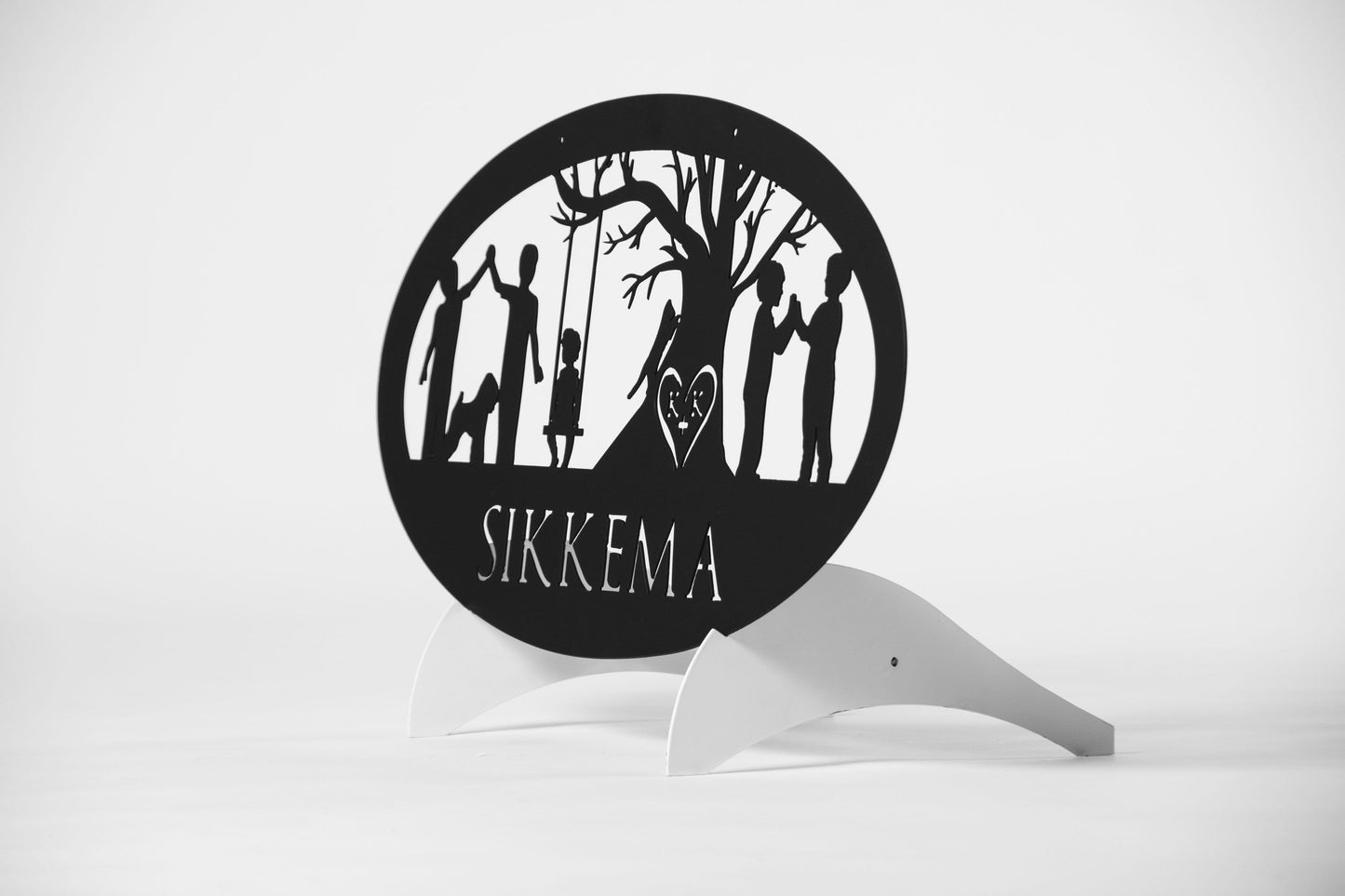 Personalized Steel Family Sign