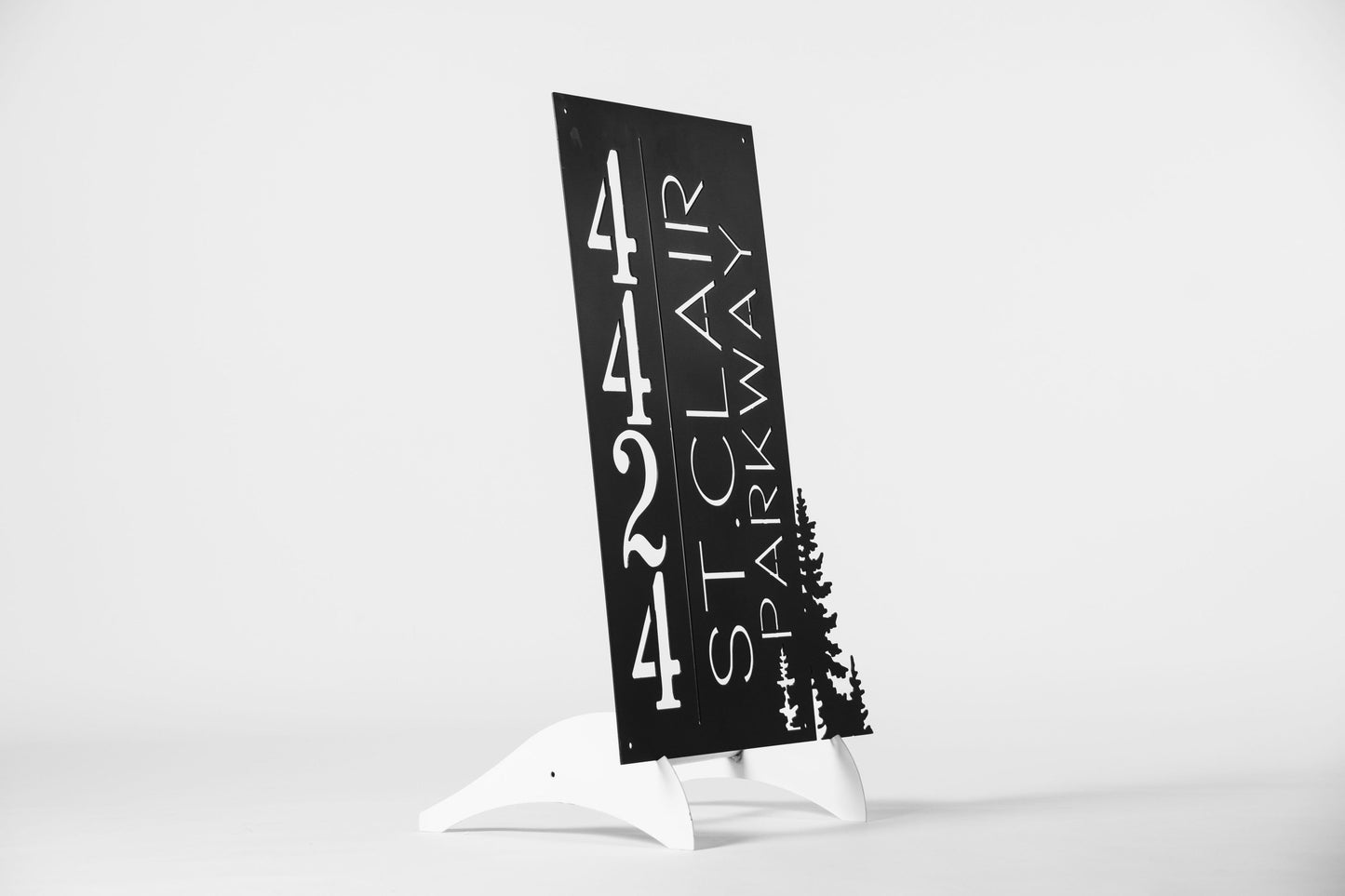 Metal Street Address Sign