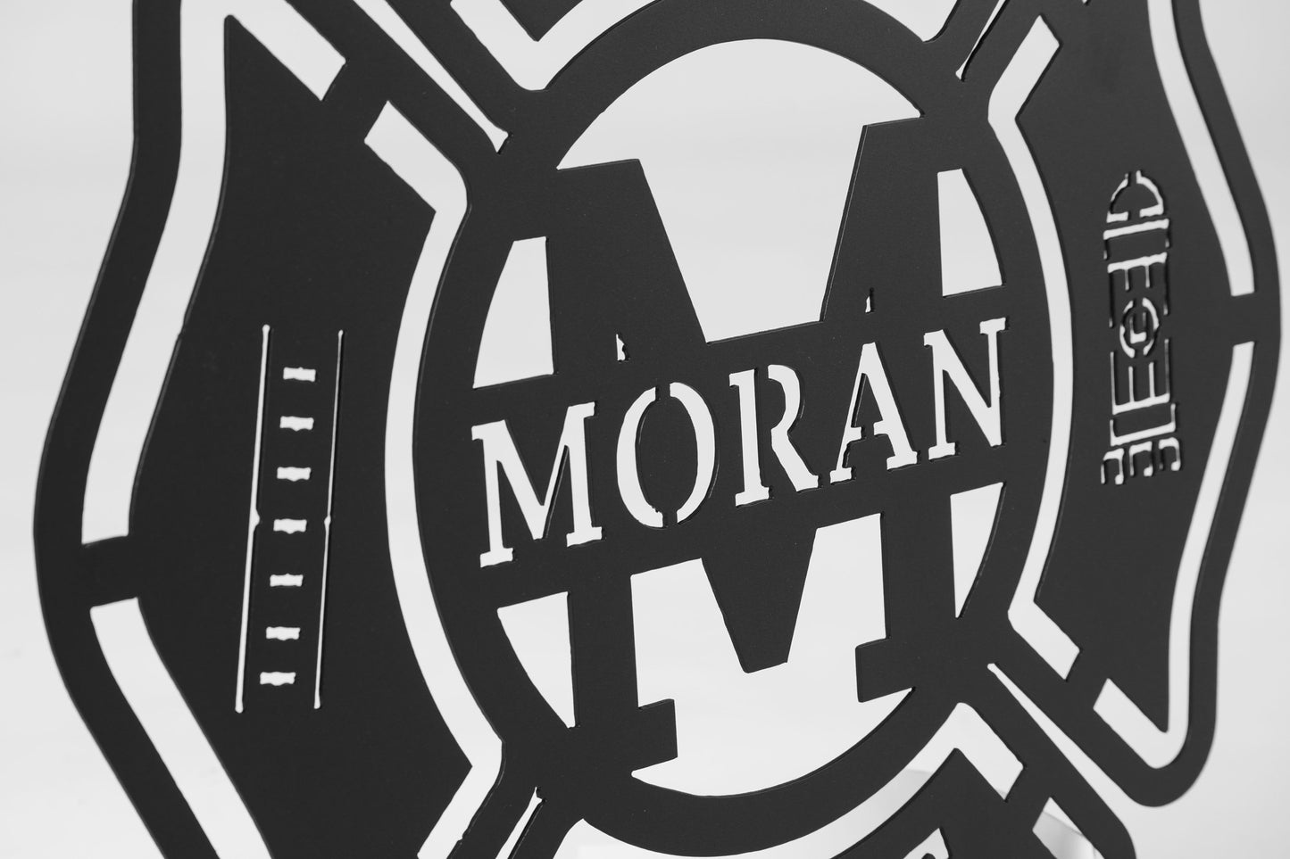 Maltese Cross Monogram for Firefighters