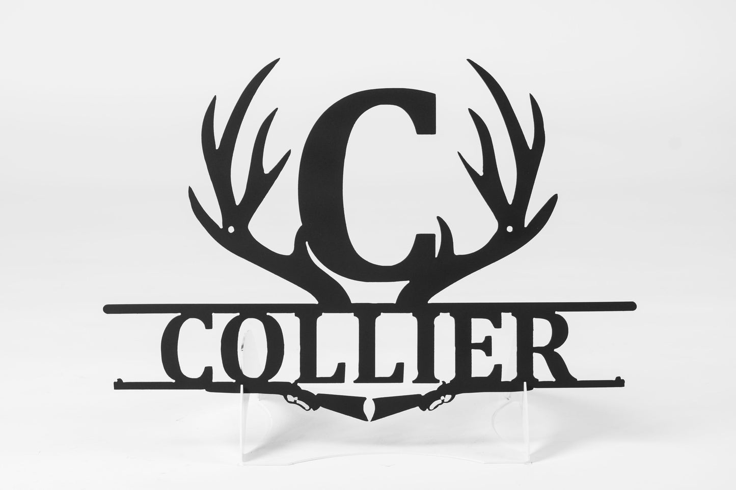 Gun/Antler Monogram