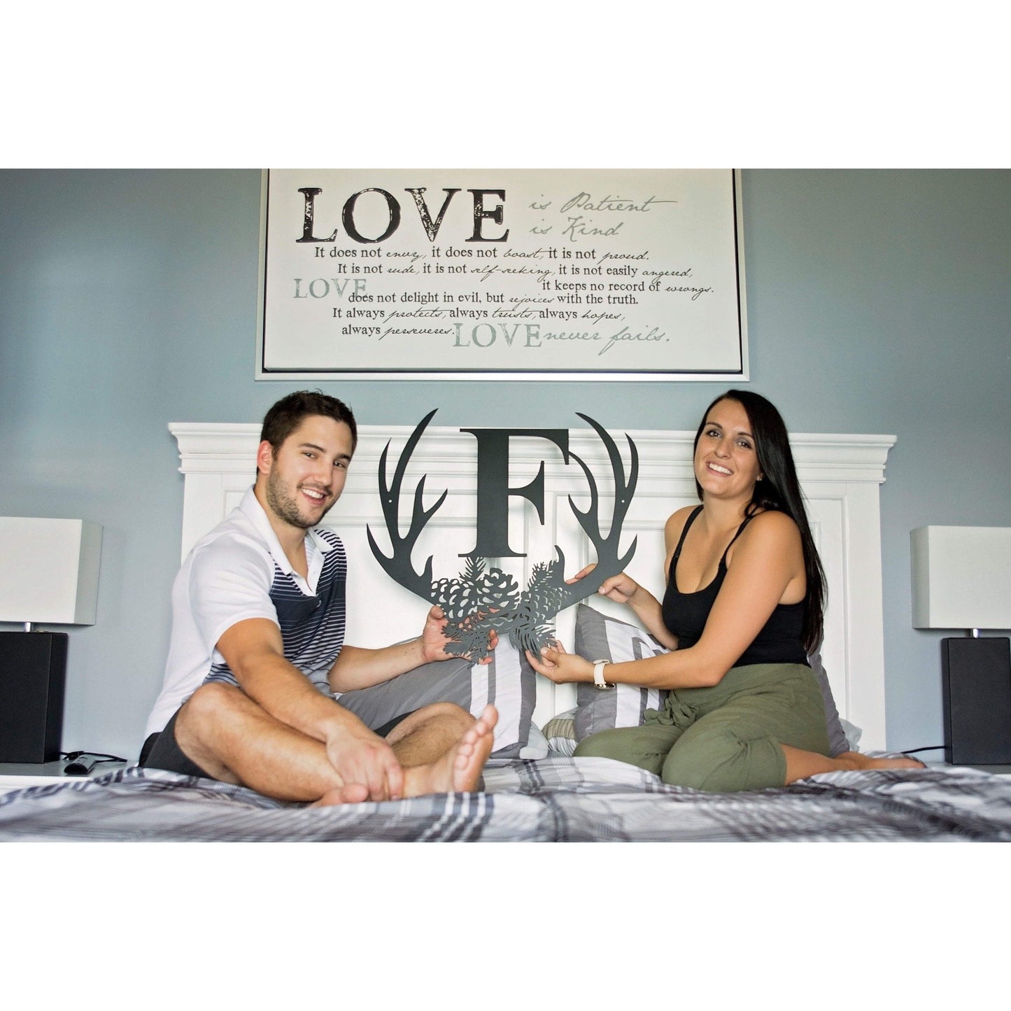 Personalized CNC metal antlers