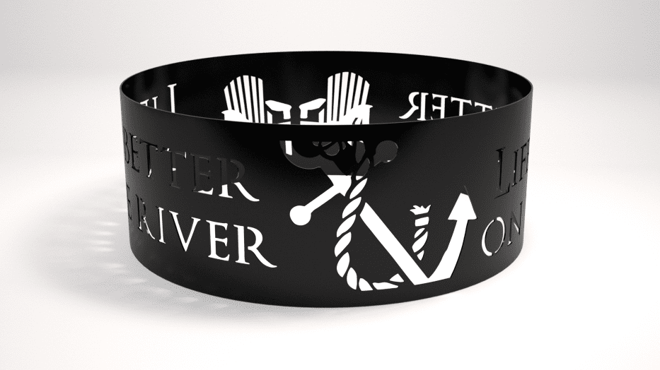 Portable Steel Fire Ring