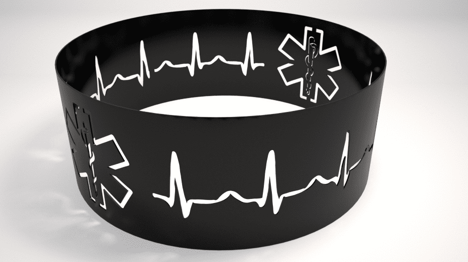 Symbolic Metal Fire Pit