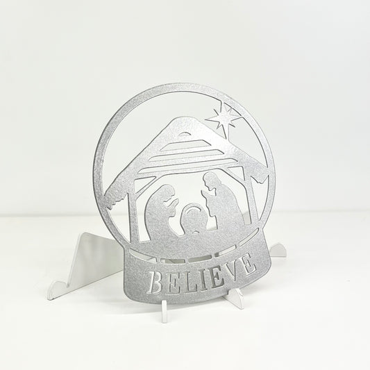 Nativity Snow Globe Ornament