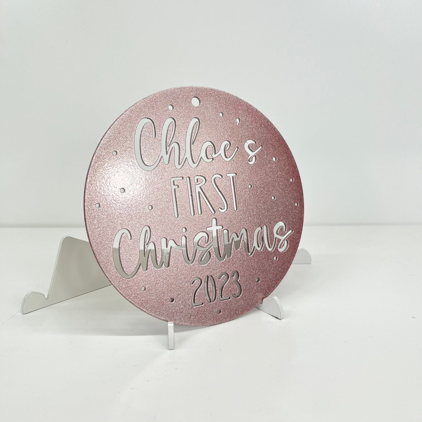 Personalized 1st Christmas Ornament