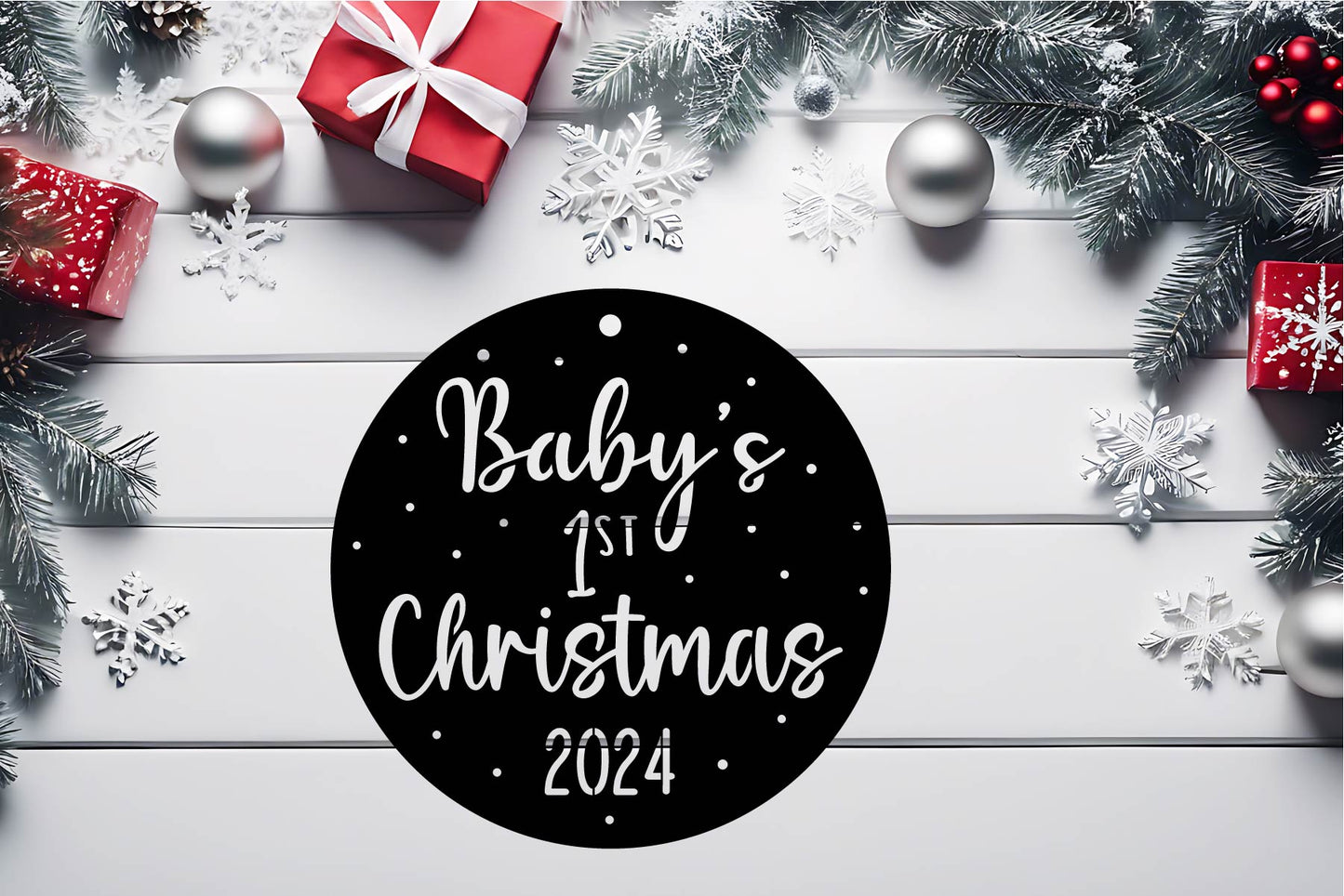 Personalized 1st Christmas Ornament