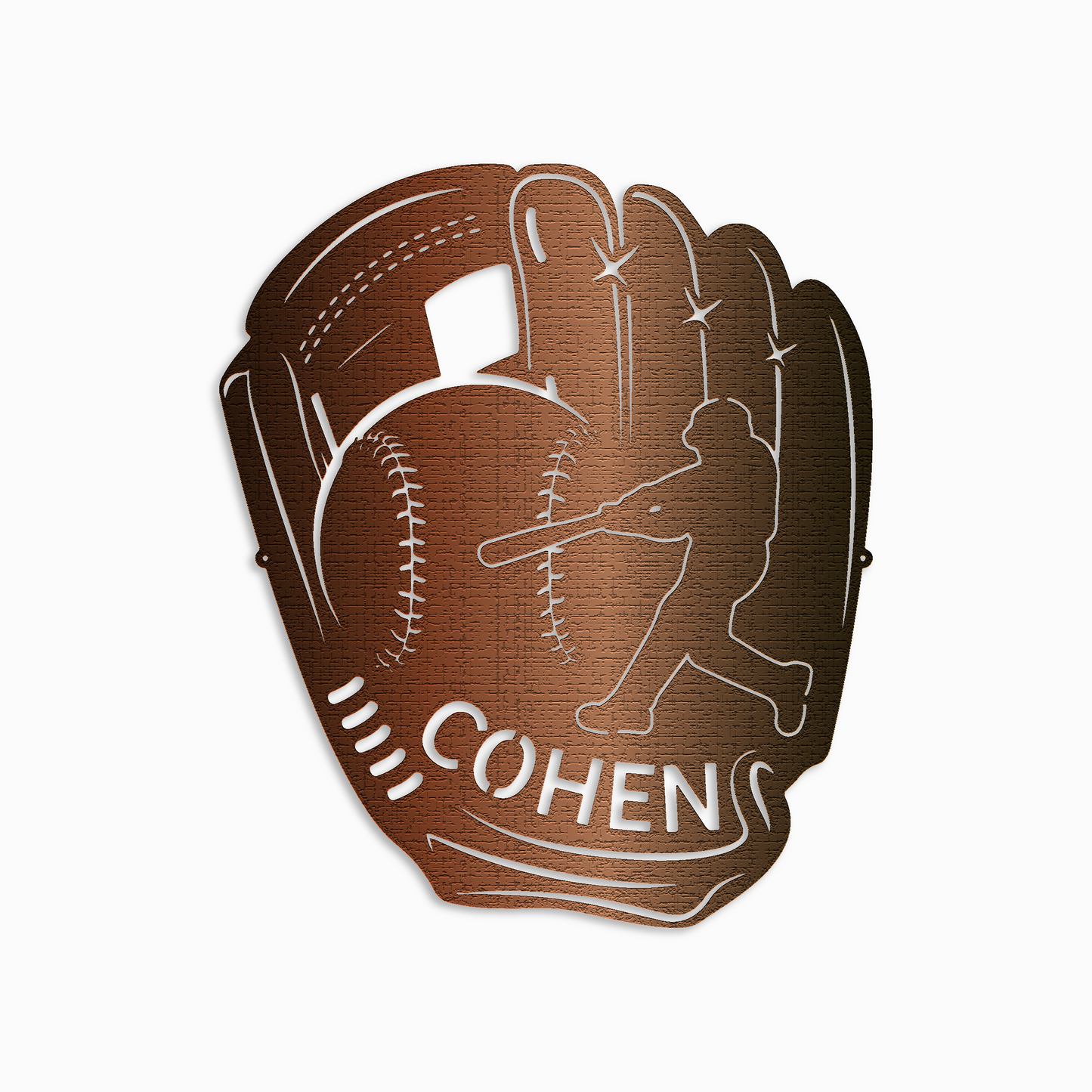 Baseball Glove Monogram