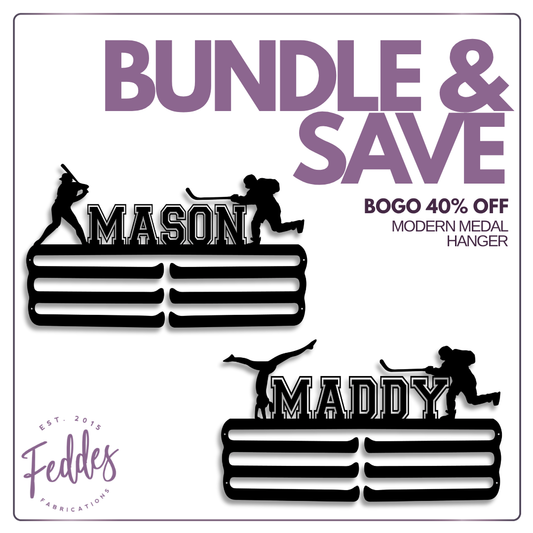 Modern Medal Hanger Bundle
