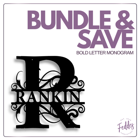 Mix & Match for 30% off 18" Monogram Bundle