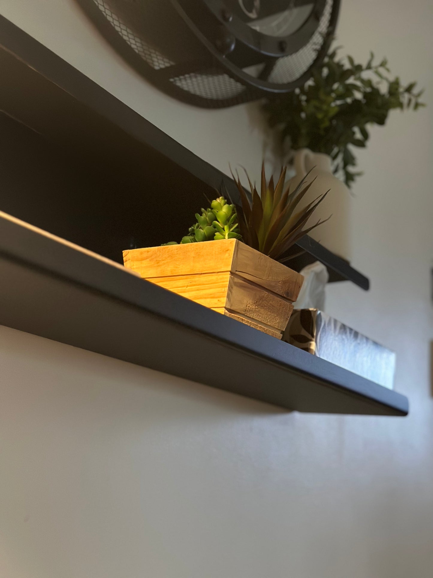 Modern Black Shelf