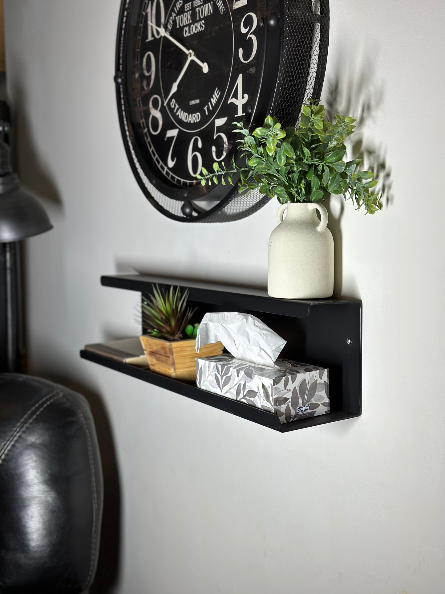 Modern Black Shelf