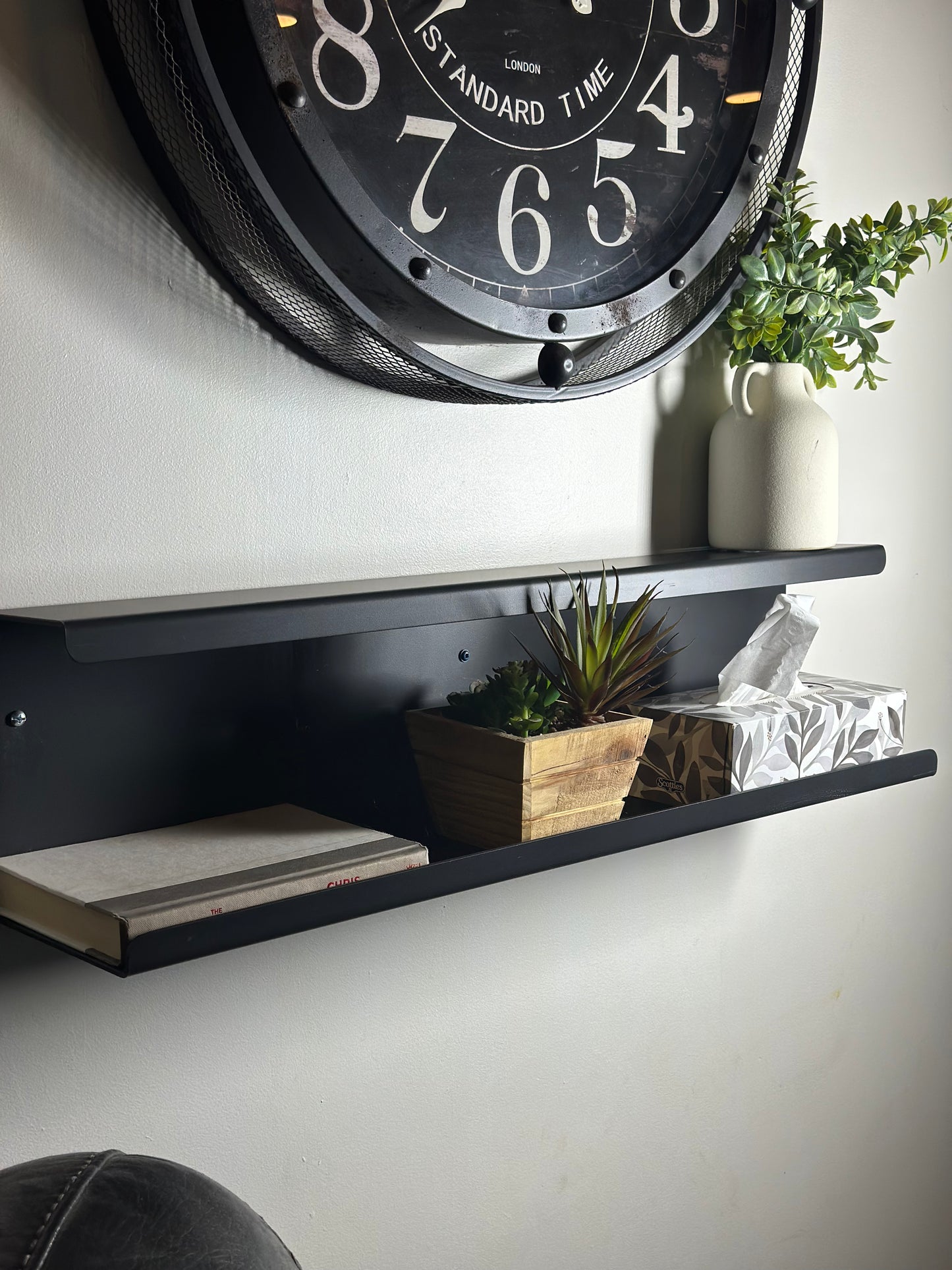 Modern Black Shelf