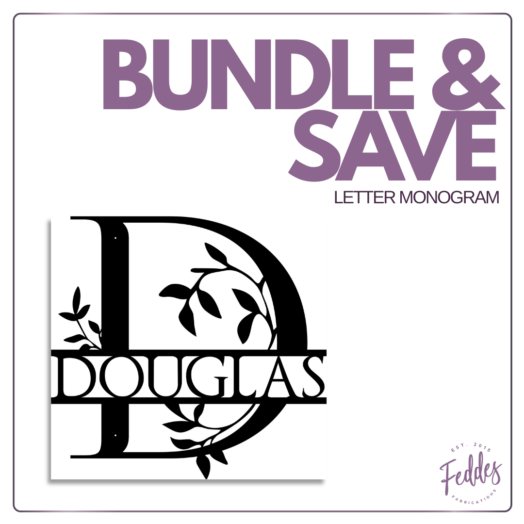 Mix & Match for 50% off 36" Monogram Bundle