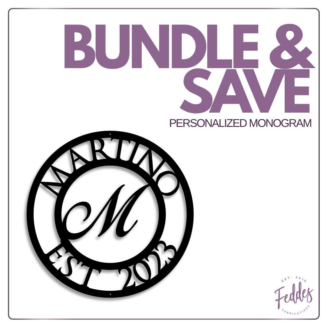 Mix & Match for 50% off 36" Monogram Bundle