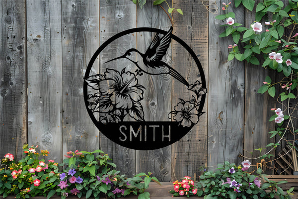 Hummingbird Monogram – Feddes Fabrications