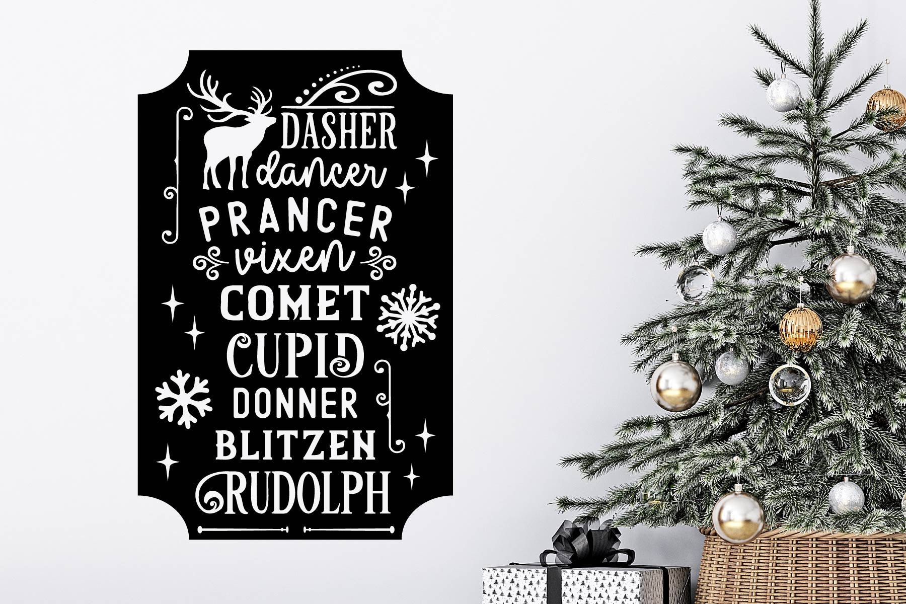 Christmas Reindeer Sign – Feddes Fabrications