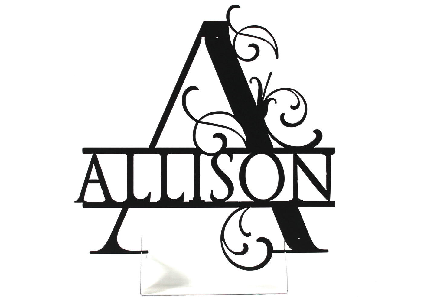 Fancy Letter Personalized CNC Metal Sign