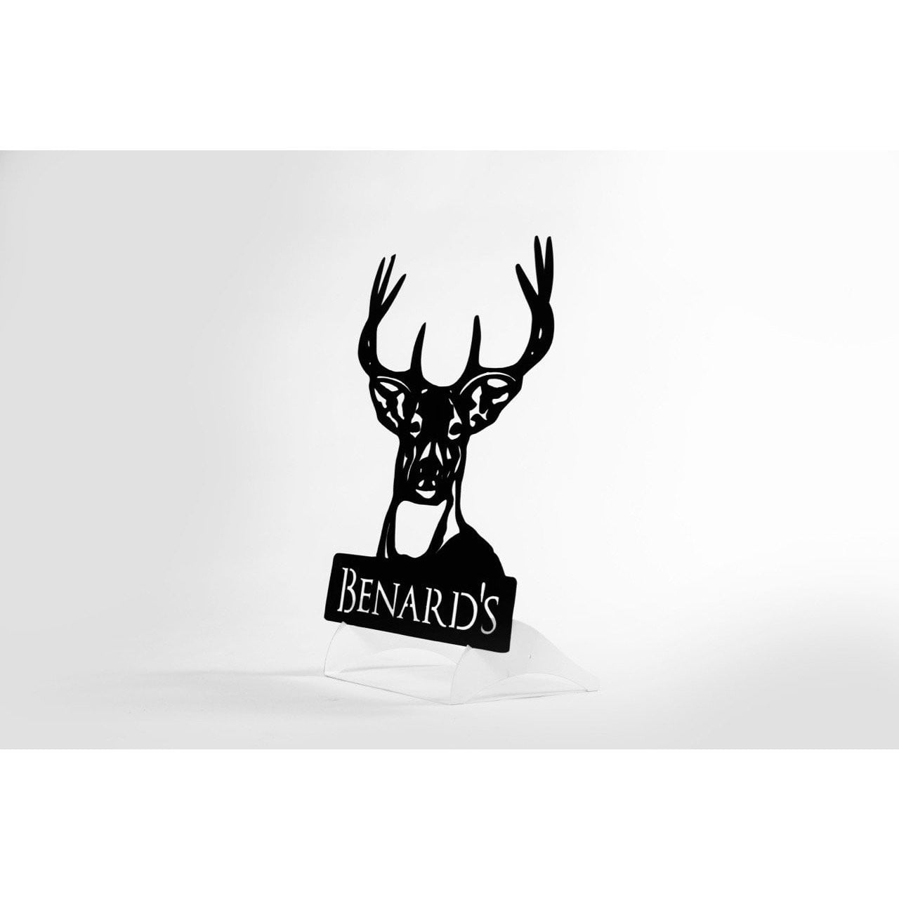 Personalized Steel Deer Sign 