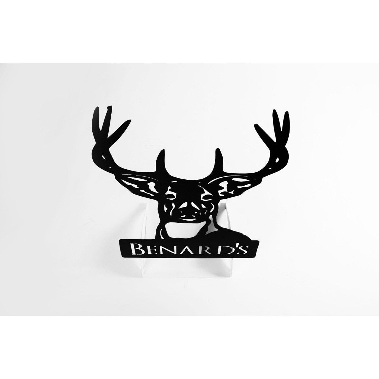 Personalized Metal Deer Sign