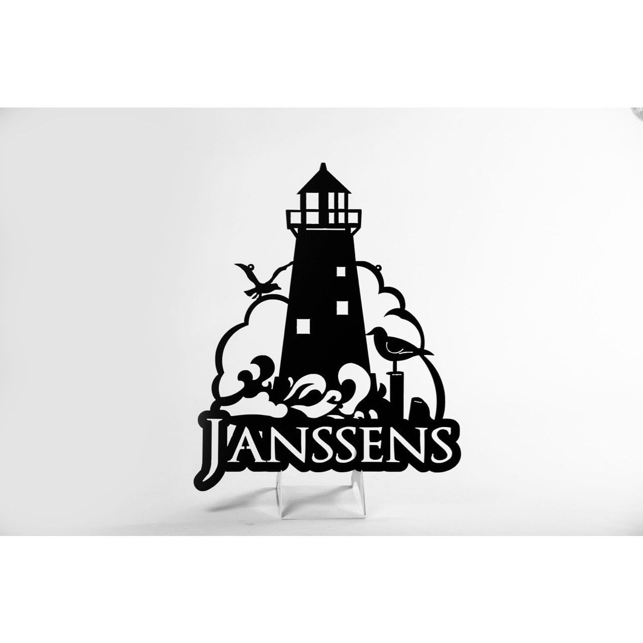 Personalized Lighthouse wall sign