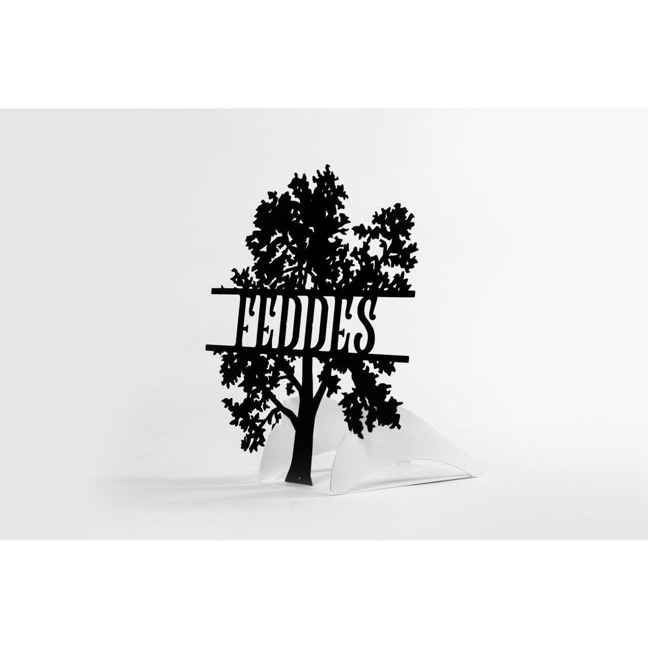 Metal Tree Sign with Custom Lettering