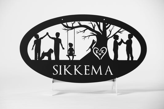 Personalized Family Metal Sign