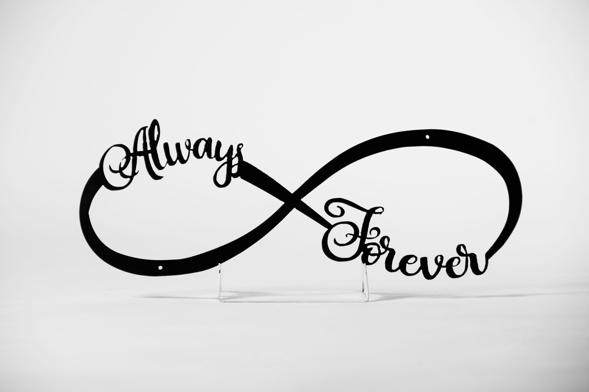 Always & Forever Infinity Steel Sign