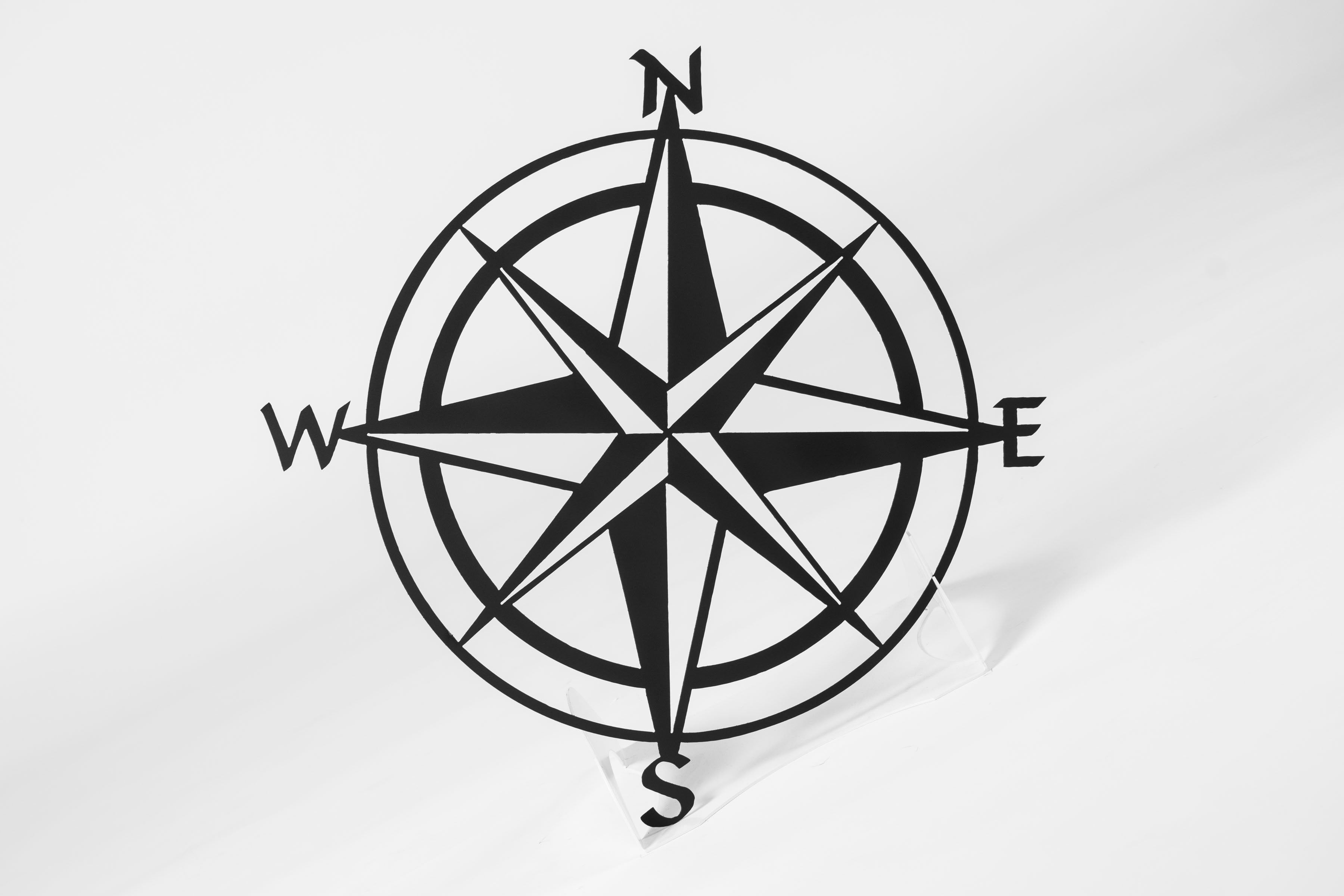 Basic Compass Sign Nautical Compass Sign – Feddes Fabrications