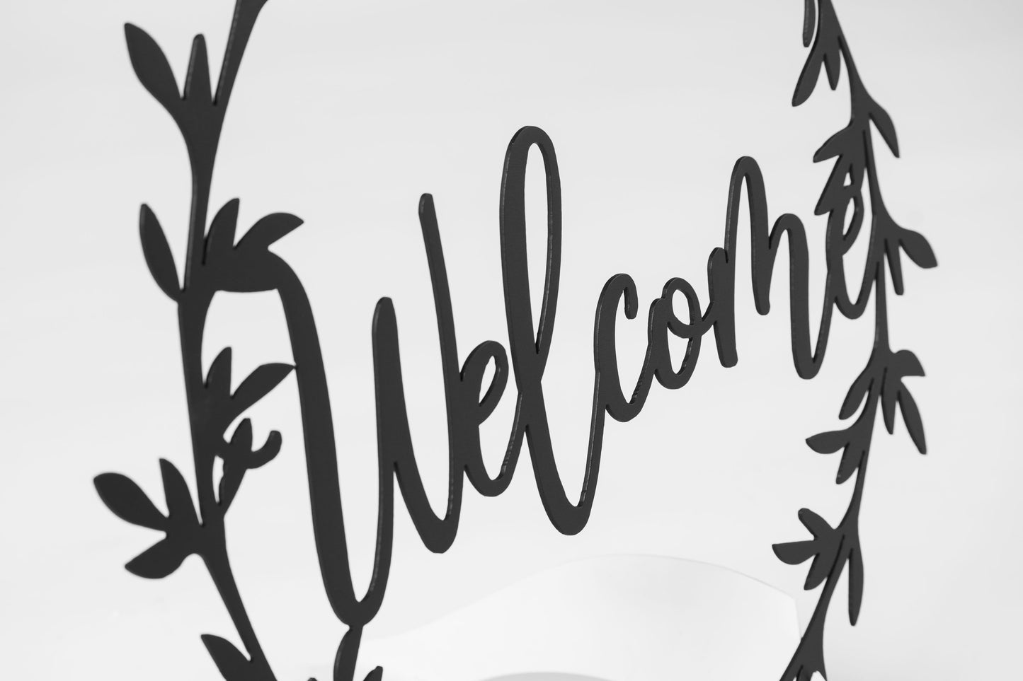 Welcome Wreath Sign