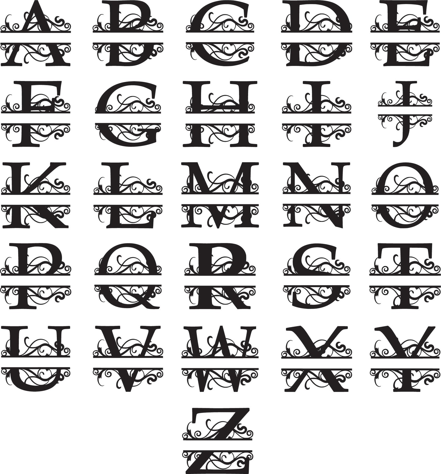 Bold Letter Monogram