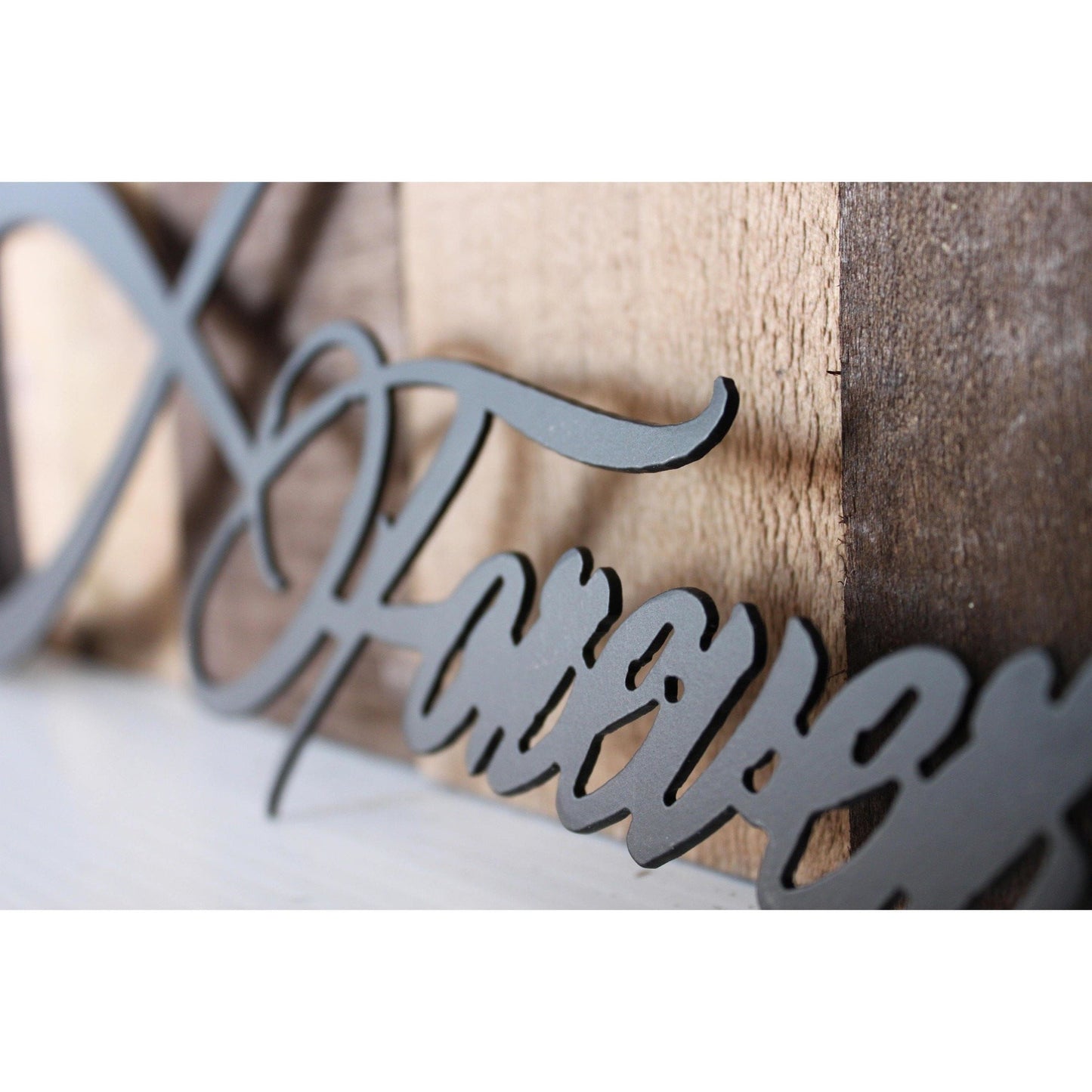 Forever Infinity Steel Sign